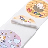 500Pcs Cat Theme Roll Stickers DIY-S049-01G-4