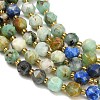 Natural Chrysocolla and Lapis Lazuli Beads Strands GG-CBA3921-B07-8mm-3