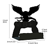 Angel Pattern Iron Name Card Holder AJEW-WH0246-002-2