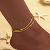 Alloy Chain Anklets for Women WGC4CD6-10-1