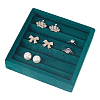 MDF Covered with Velvet Ring Organizer Display Trays RDIS-WH0011-39A-1