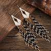 Handmade Glass Beaded Dangle Earrings TG6316-2