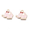 Alloy Enamel Pendants ENAM-N048-007B-4