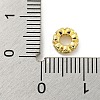 Brass Cubic Zirconia Spacer Beads KKB-L215-029A-LG-3