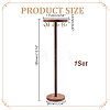 Round Wooden Necklace Organizer Display Stands NDIS-WH0010-34A-2