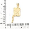 Brass Pendants KK-H537-04G-3