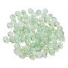 Frosted Transparent Glass Beads GLAA-A045-04-2