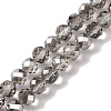 Pearl Luster Plated Electroplate Beads Strands EGLA-H104-08A-PL02-1