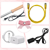 12Pcs PU Leather Cable Keepers AJEW-CL0005-20-5