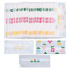 200Pcs OPP Flower Nougat Candy Packaging Bags ABAG-WH0039-28-1