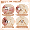 Alloy & Rhinestone Cufflinks FIND-FG0005-66P-03-4