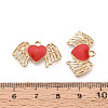 Alloy Enamel Pendants ENAM-T024-19A-G-3