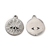 304 Stainless Steel Pendants STAS-Q001-17P-2