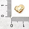 Brass Micro Pave Clear Cubic Zirconia Beads KK-U061-15C-G-3