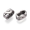 304 Stainless Steel European Beads STAS-T072-125AS-2