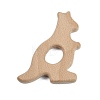 Natural Beech Wooden Baby Teething Toys WOOD-U003-13-3