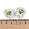 Polymer Clay Glass Rhinestone Beads CLAY-NH0001-13F-3