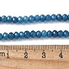 Dyed Natural Malaysia Jade Rondelle Beads Strands X-G-E316-2x4mm-54-2