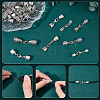 32Pcs 8 Styles Alloy Cord Ends HJEW-SC0003-12-6