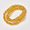 Electroplate Transparent Glass Beads Strands EGLA-A034-T8mm-T13-2