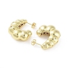 Rack Plating Brass Micro Pave Cubic Zirconia Studs Earrings EJEW-B047-05G-05-2