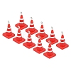 10Pcs Resin Iron Pendants RESI-FS0002-06-1