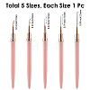 5Pcs Plastic Nail Art Line Brush AJEW-WH20816-069A-2