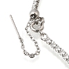 2.5MM Brass Pave Clear Cubic Zirconia Tennis Bracelet Making KK-D238-02P-2