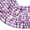 Handmade Polymer Clay Beads Strands PY-CBA21A8-01A-2