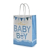 Baby Boy Shower Printed Paper Gift Bags with Handles CARB-F014-01A-1