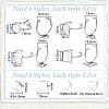 Unicraftale DIY Blank Cuff Ring Making Kit DIY-UN0005-53-3