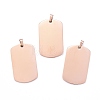 Ion Plating(IP) 304 Stainless Steel Pendants LS-STAS-I311-03A-RG-2