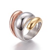 304 Stainless Steel Finger Rings RJEW-E157-33-3