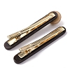 Alloy & Resin Alligator Hair Clips OHAR-B007-08B-3