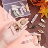 20Pcs Natural Mixed Quartz Pendants FIND-HY0001-27-3