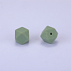 Hexagonal Silicone Focal Beads SI-JX0020A-104-1
