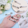 8Pcs Alloy Zipper Pulls FIND-WR0013-15P-3