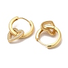 Heart Rack Plating Brass Micro Pave Cubic Zirconia Hoop Earring EJEW-C057-05G-2