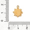 304 Stainless Steel Rhinestone Pendants RB-CBAB4B7-01I-G-3