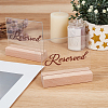 1 Set 12Pcs Transparent Acrylic Guest Reservation Table Number DIY-GO0003-16-3