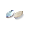 Glass Rhinestone Cabochons RGLA-P037-09A-D202-2