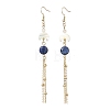 Natural Gemstone Dangle Earrings EJEW-JE06813-4