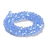 Imitation Jade Electroplate Glass Beads Strands EGLA-F029-J4mm-A04-2