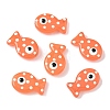 Baking Paint Glass Enamel Beads LAMP-D303-04E-1