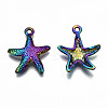 Rainbow Color Alloy Pendants PALLOY-S180-062-RS-2