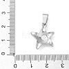 304 Stainless Steel Pendants SA-CBA34D4-11P-3