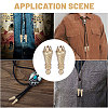 4Pcs Brass Cord Ends KK-CA0003-73B-6