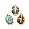 Natural & Synthetic Mixed Gemstone Pendants GG-CBAB1AA-01B-G-1
