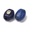 Dyed Natural Lapis Lazuli European Beads GG-CBA9389-01G-3