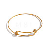 Adjustable 304 Stainless Steel Bangles for Women NI1850-5